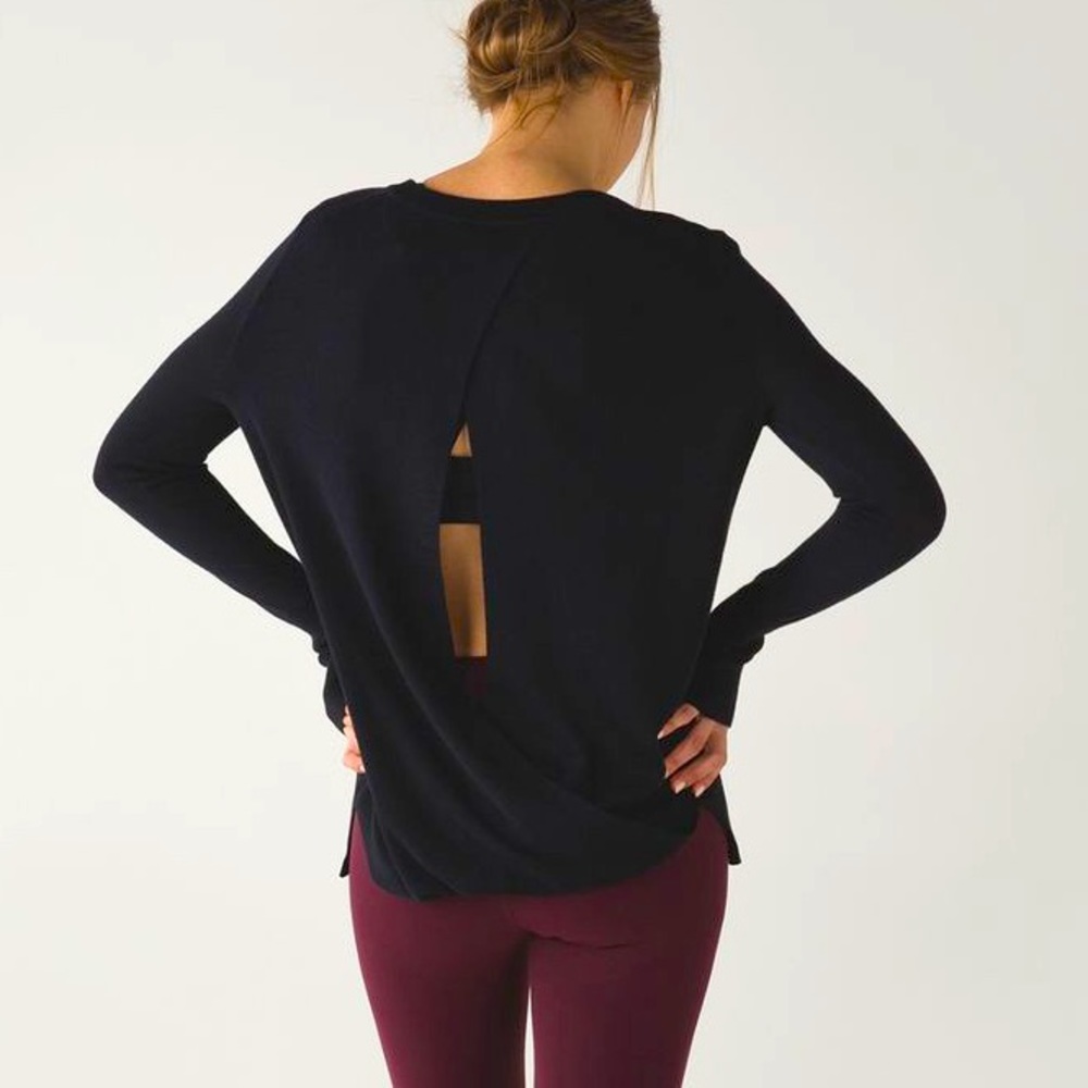Lululemon Bring It Backbend Sweater - Black